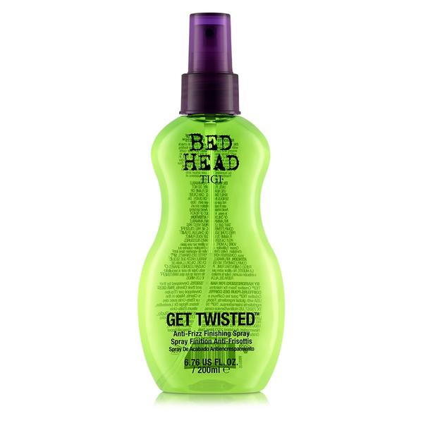 tigi bed head get twisted anti frizz finishing spray