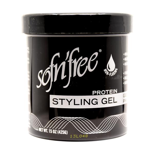 Sof N Free Non Flaking Protein Styling Gel Black Hair Styling