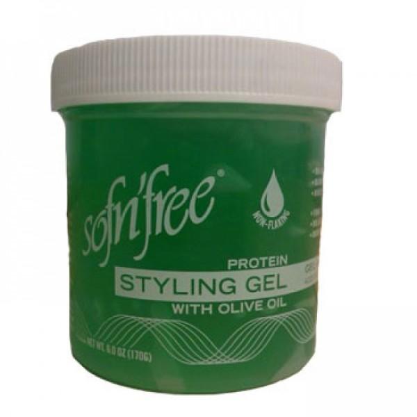 Sof N Free Olive Oil Styling Gel Hair Styling Products UK