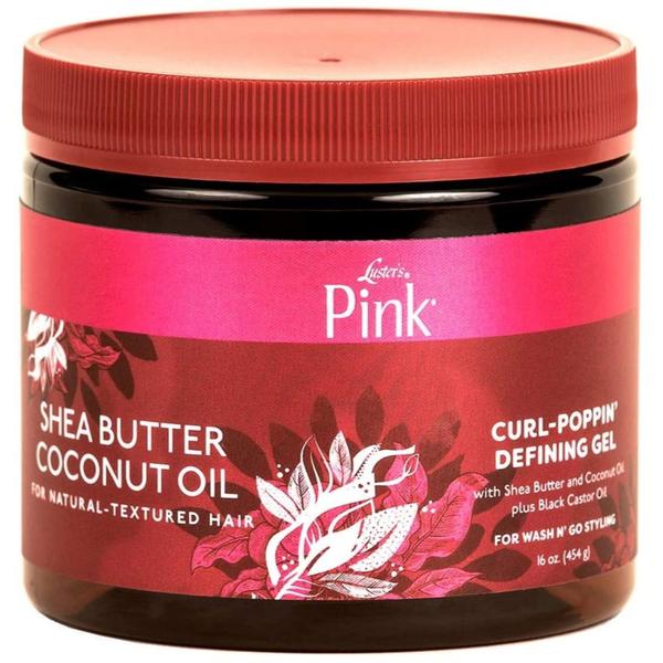 Luster's Pink Shea Butter Coconut Oil Curlpoppin Defining Gel Cosmetize